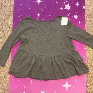 Free People 3/4 Length Sleeve Top